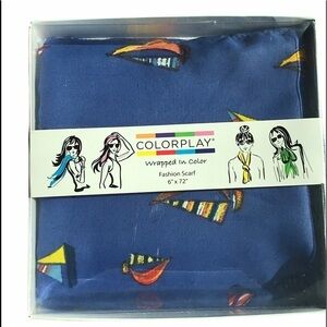 Scarf Kerchief Sail Boat Scarf